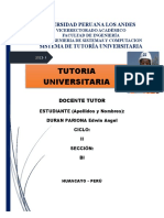 Sistema de tutoría universitaria