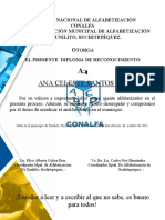 Diploma Conalfa 2021