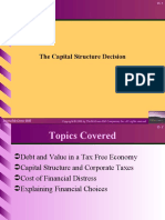 The Capital Structure Decision