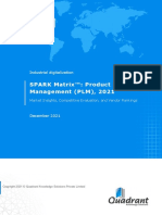 SPARK Matrix™: Product Lifecycle Management (PLM), 2021