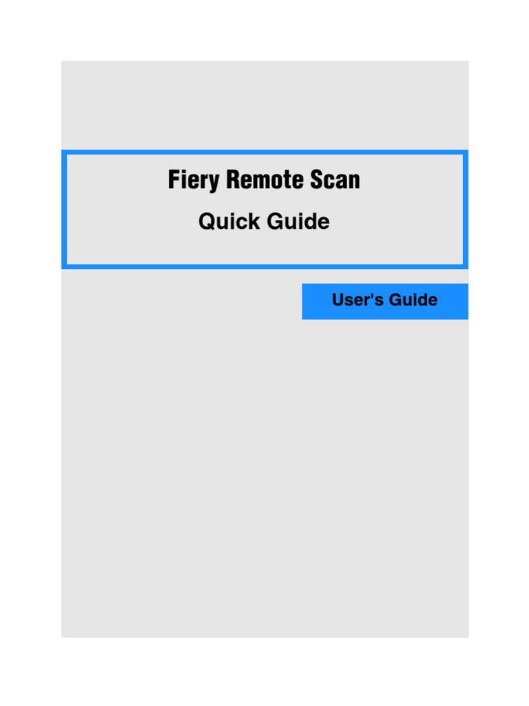 Fiery remote scan 6