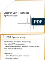 Analyze Paramagnetic Compounds with ESR Spectroscopy