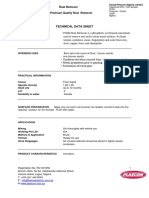 Technical Data Sheet: Rust Remover Premium Quality Rust Remover