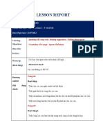 Lesson Report - 22.07.2022 - TC-E5.1-2202