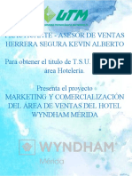 Proyecto Marketing y Comercialización en El Area de Ventas Del Hotel Wyndham