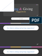 Asking and giving sugestion