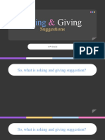 Asking and Giving Sugestion