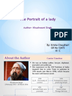 The Portrait of A Lady - by Krisha Chaudhari