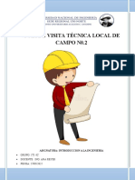 Guía visita técnica construcción carretera adoquín