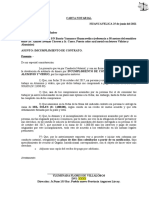 Carta Notarial Por Incumplimiento Curasma Ccente