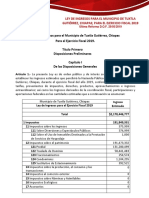 5c25ley de Ingresos para El Municipio de Tuxtla Gutierrez Chiapas para El Ejercicio Fiscal 2019 29.05.2019
