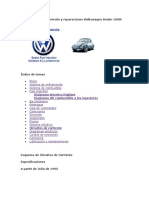 Manual de Mantenimiento y Reparaciones Volkswagen Sedan 1600i Fuel Injection
