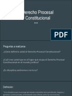 Derecho Procesal Constitucional Presentación