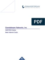 Grandstream Networks, Inc.: GWN76XX Series Mesh Network Guide