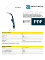 Tocha TBi PRO 453 para soldagem MIG/MAG