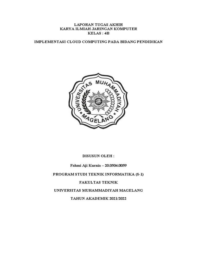 Implementasi Cloud Computing di Pendidikan | PDF | Komputer