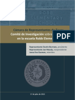 Robb Elementary Investigative Committee Report (Spanish)