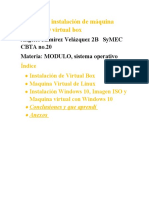 Manual de Instalación de Maquina Virtual Angeles 2B