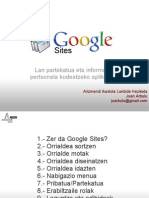 Google Sites laguntza