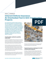 Inherent Defects Insurance