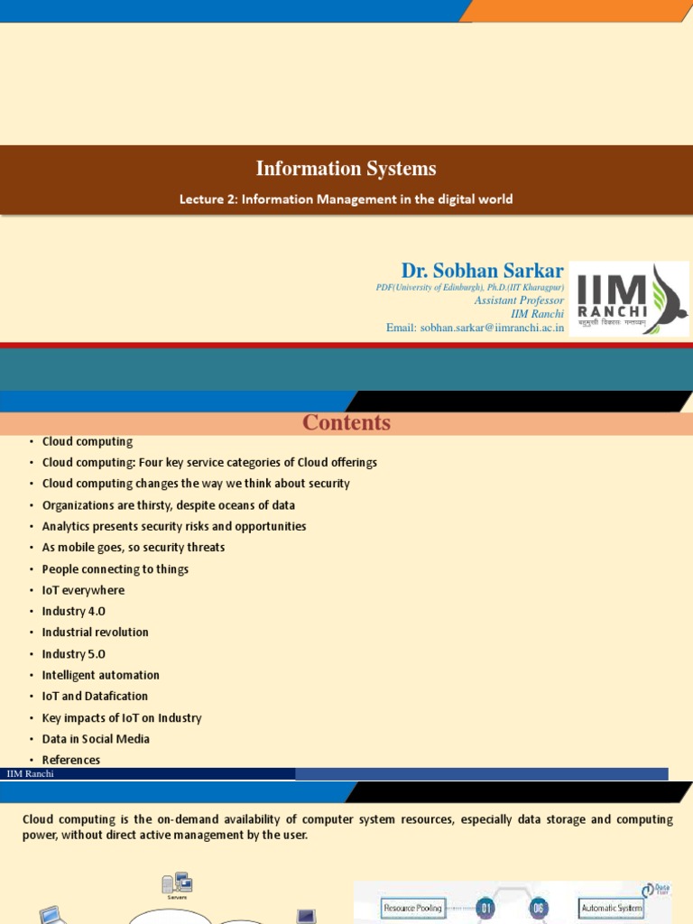 Information Management in Digital Era | PDF | Internet Of Things ...