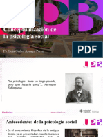 Conceptualización de La Psicología Social