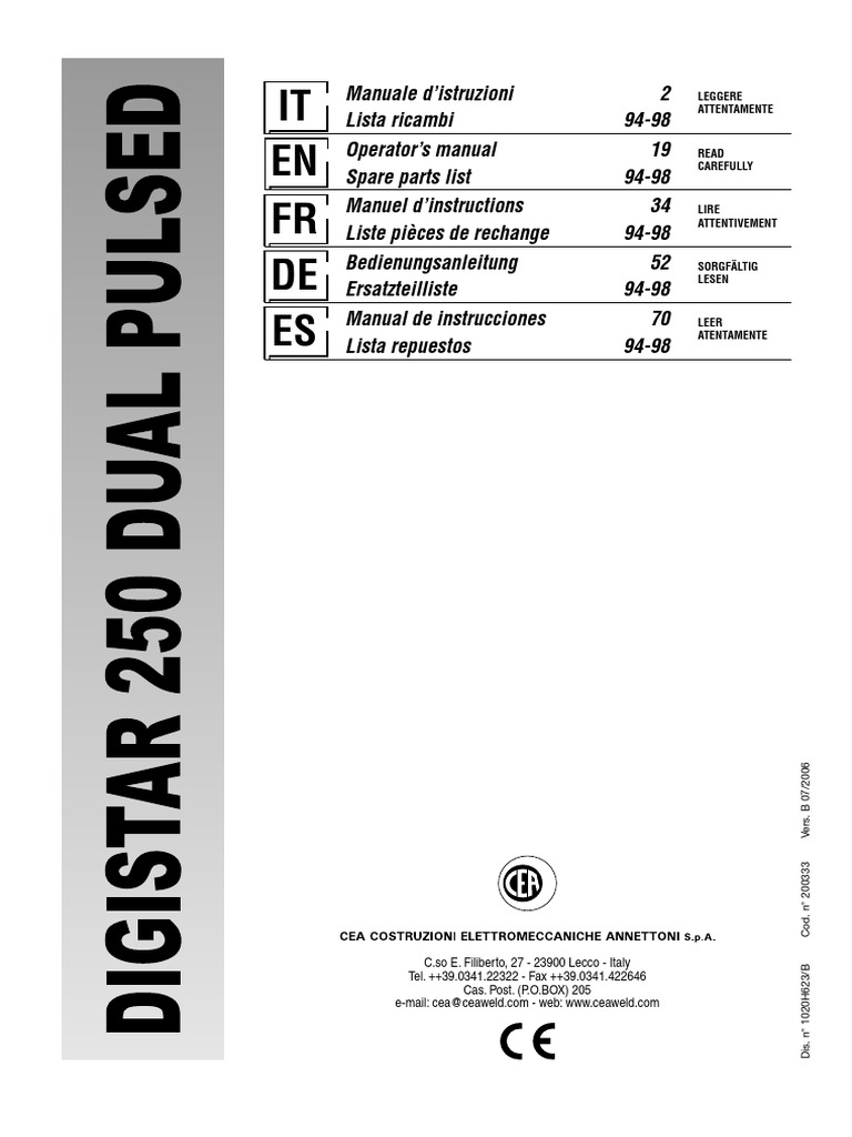 Manual Digistar | PDF
