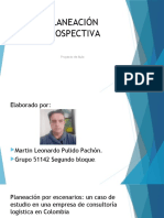 Planeación prospectiva empresa consultoría logística