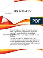 DERECHO Agrario