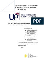 Politica de Seguridad EL RAYO MACQUEEN