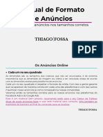 Manual de Formato de Anúncios - Thiago Fossa
