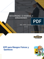 Seguridad E Higiene Y Ergonomia: Ing. Jose Luis Hinojosa Yzcoa