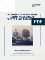 4 Consejos para Evitar Sentir Inseguridad Frente A Los Estudiantes