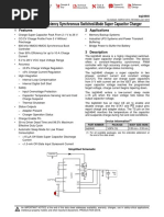 bq24640 High-Efficiency Synchronous Switched-Mode Super Capacitor Charger