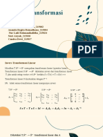 Kelompok 3 (Invers Transformasi Linier)