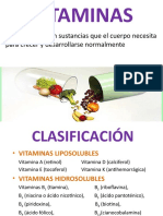 Vitaminas esenciales para la salud: clases, funciones y fuentes