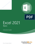 Excel 2021 Basic Instructor Guide Eval