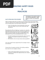 Forklift Course Student Handbook - Operating Safety Rule & Practices