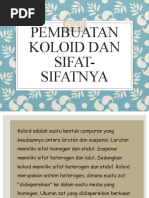PPT KOLOID DAN SIFAT-SIFATNYA