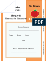 6to Grado - Bloque 2 - Ciencias Naturales