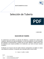 Selección de Tuberia S