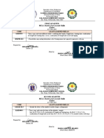 First Quarter MELC-Based Least Learned Skills Kinder: Cordillera Administrative Region Sta. Rosa Elementary School