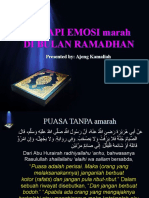 Terapi Emosi Di Bulan Ramadhan - PPTM