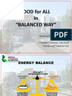 Food For All in "Balanced Way"
