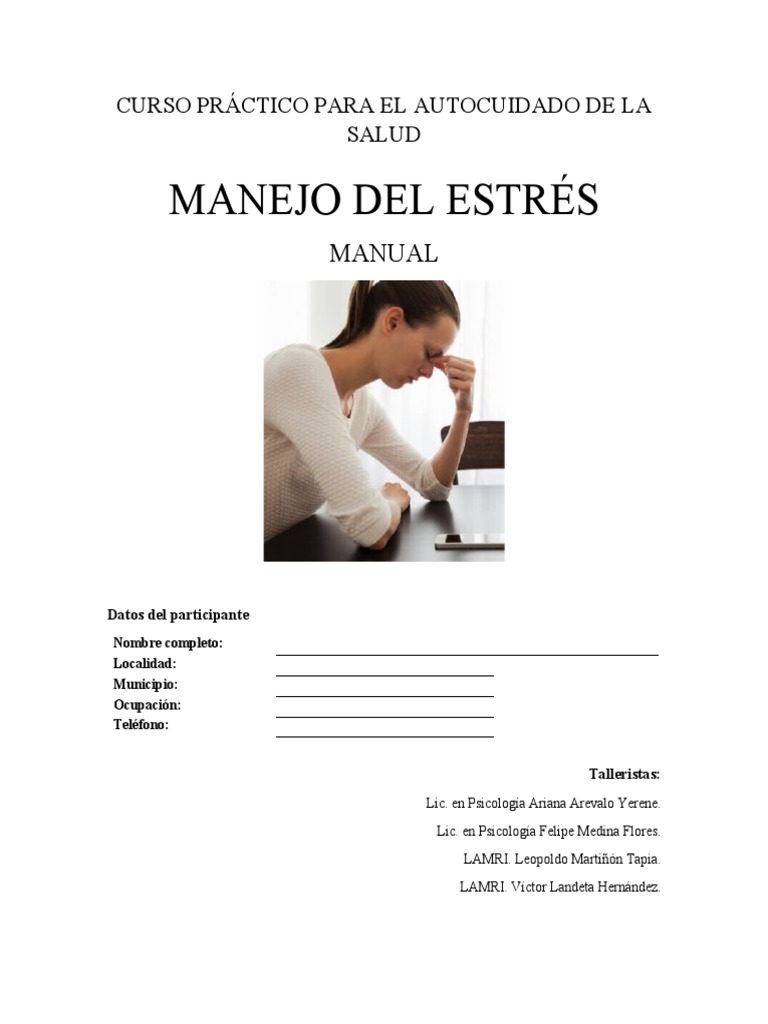 Taller de Manejo del Estrés PDF | PDF | Estrés (biología) | Ansiedad