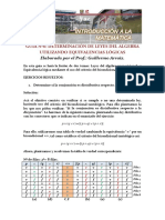 Determinación de Leyes Utilizando Equivalencias