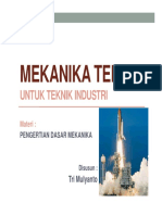 MEKANIKA TEKNIK UNTUK PEMULA