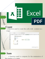 Ms-Excel Functions