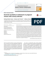 Infectious Diseases: Bacterial Sensitivity To Fosfomycin in Pregnant Women With Urinary Infection