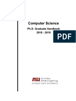 Computer Science: Ph.D. Graduate Handbook 2018 - 2019